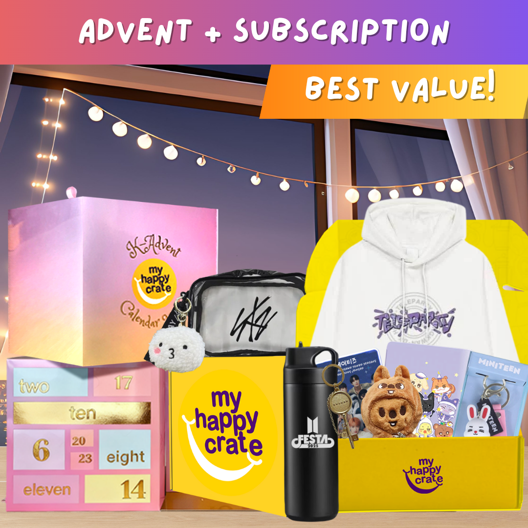 KPOP Mix Premium K-Advent 2025 + My Happy Crate Subscription