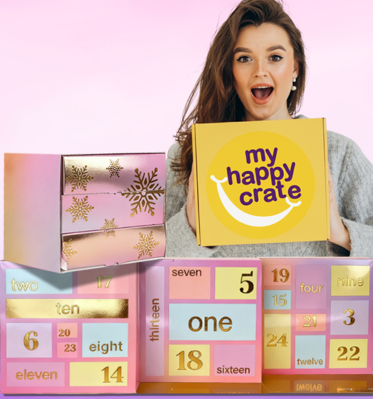 KPOP Mix Premium K-Advent 2025 + My Happy Crate Subscription