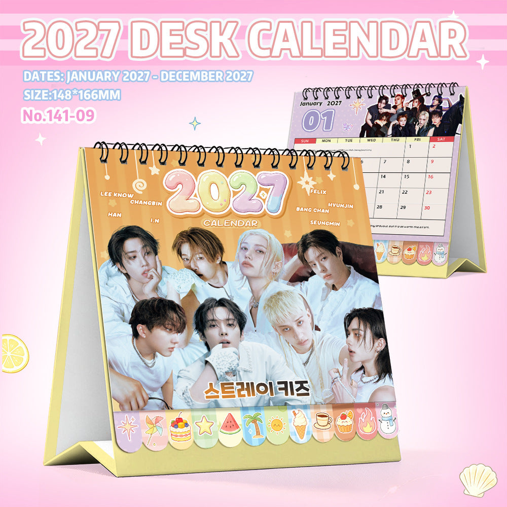 2027 KPOP Desk Calendar