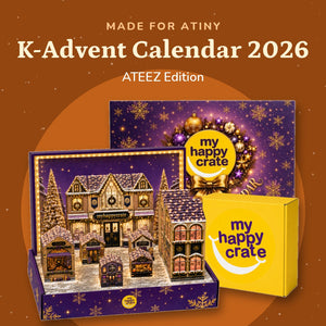 ATEEZ K-Advent Calendar 2026 - made for ATINY - My Happy Crate holiday village advent calendar