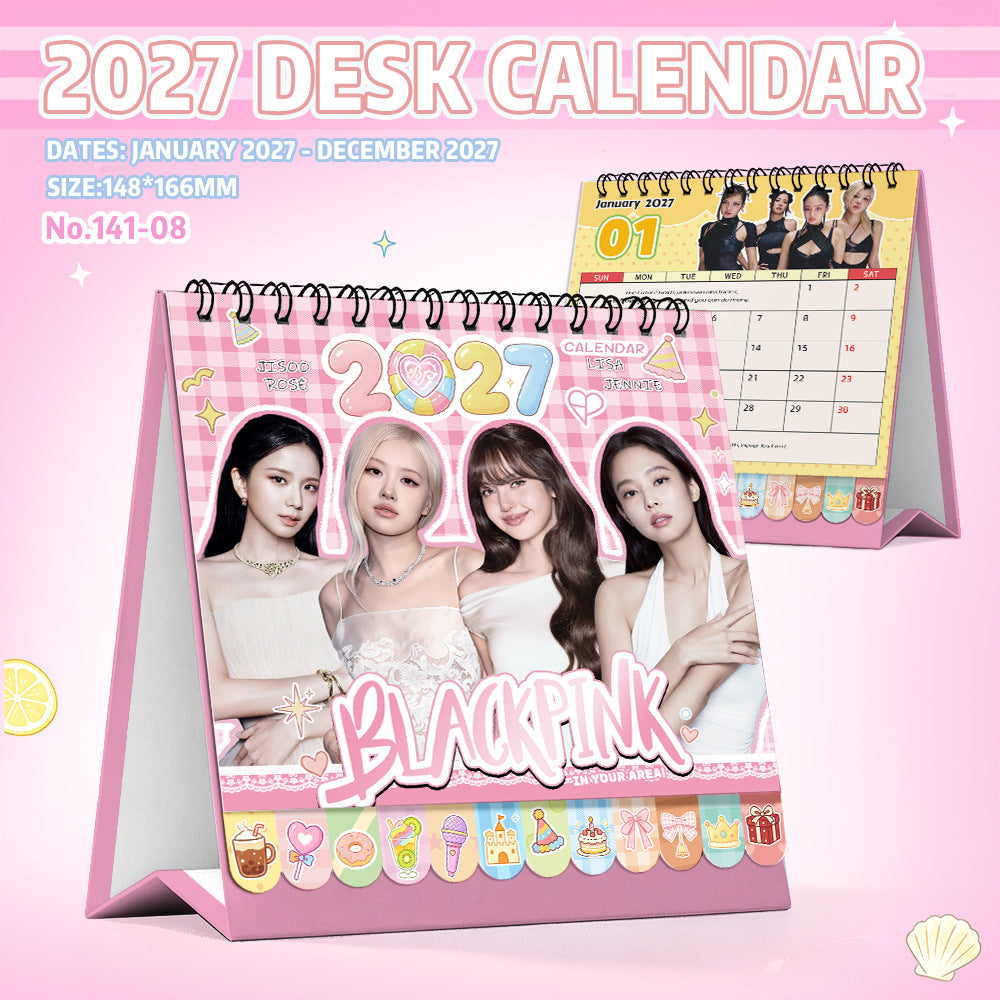 2027 KPOP Desk Calendar