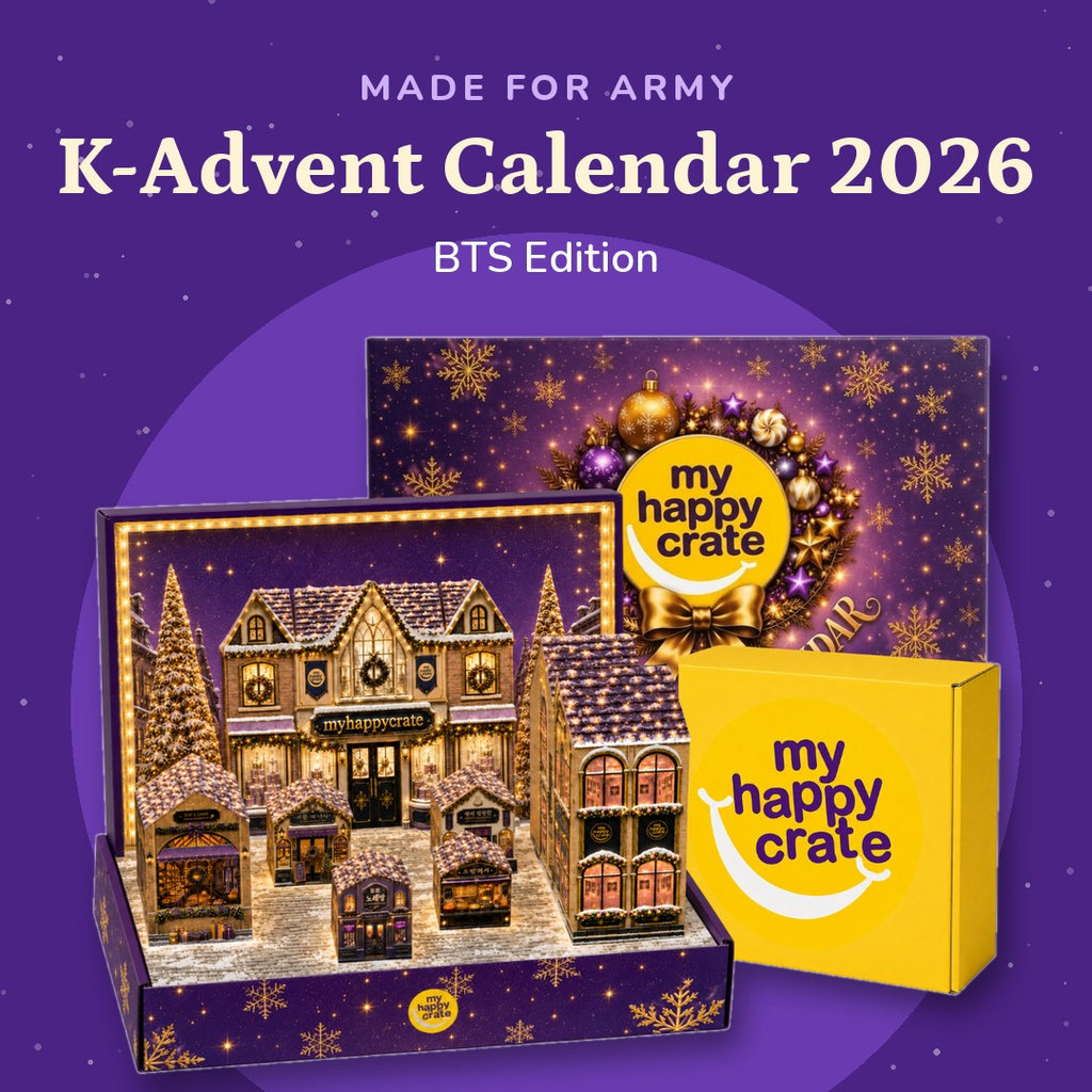 BTS K-Advent Calendar 2026 - made for ARMY - My Happy Crate holiday village advent calendar