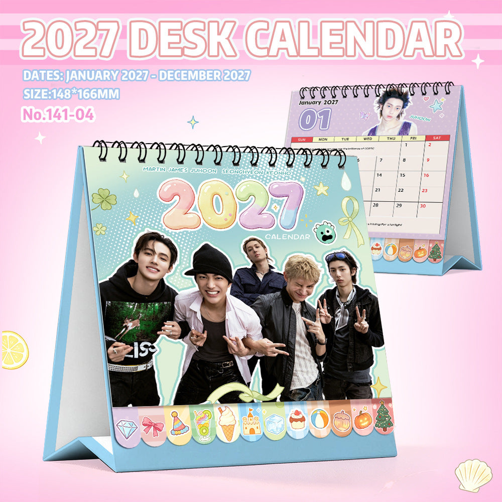 2027 KPOP Desk Calendar