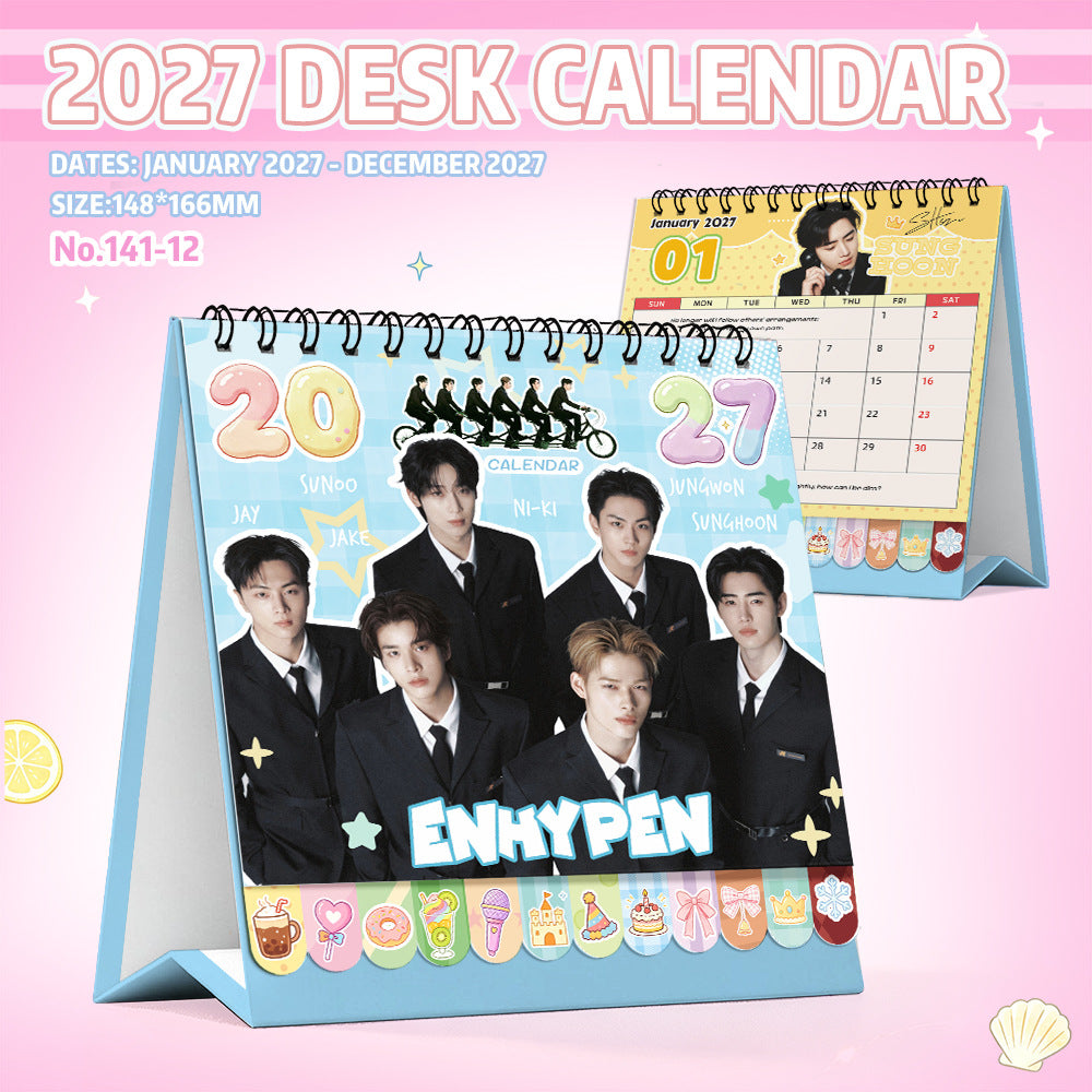 2027 KPOP Desk Calendar