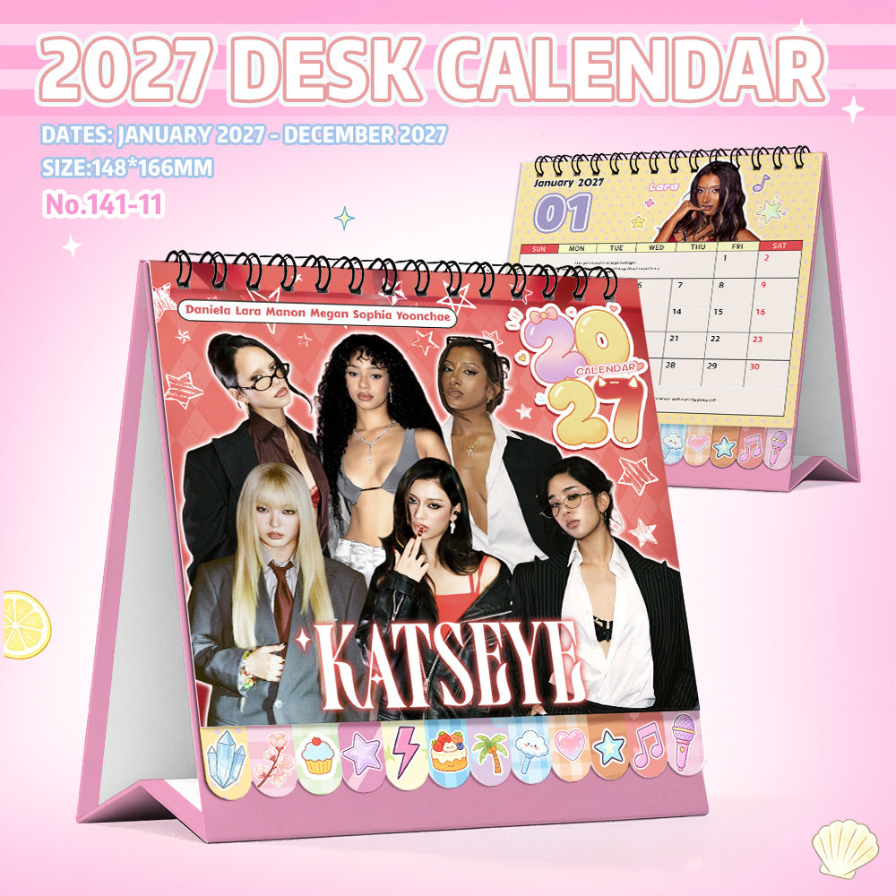 2027 KPOP Desk Calendar