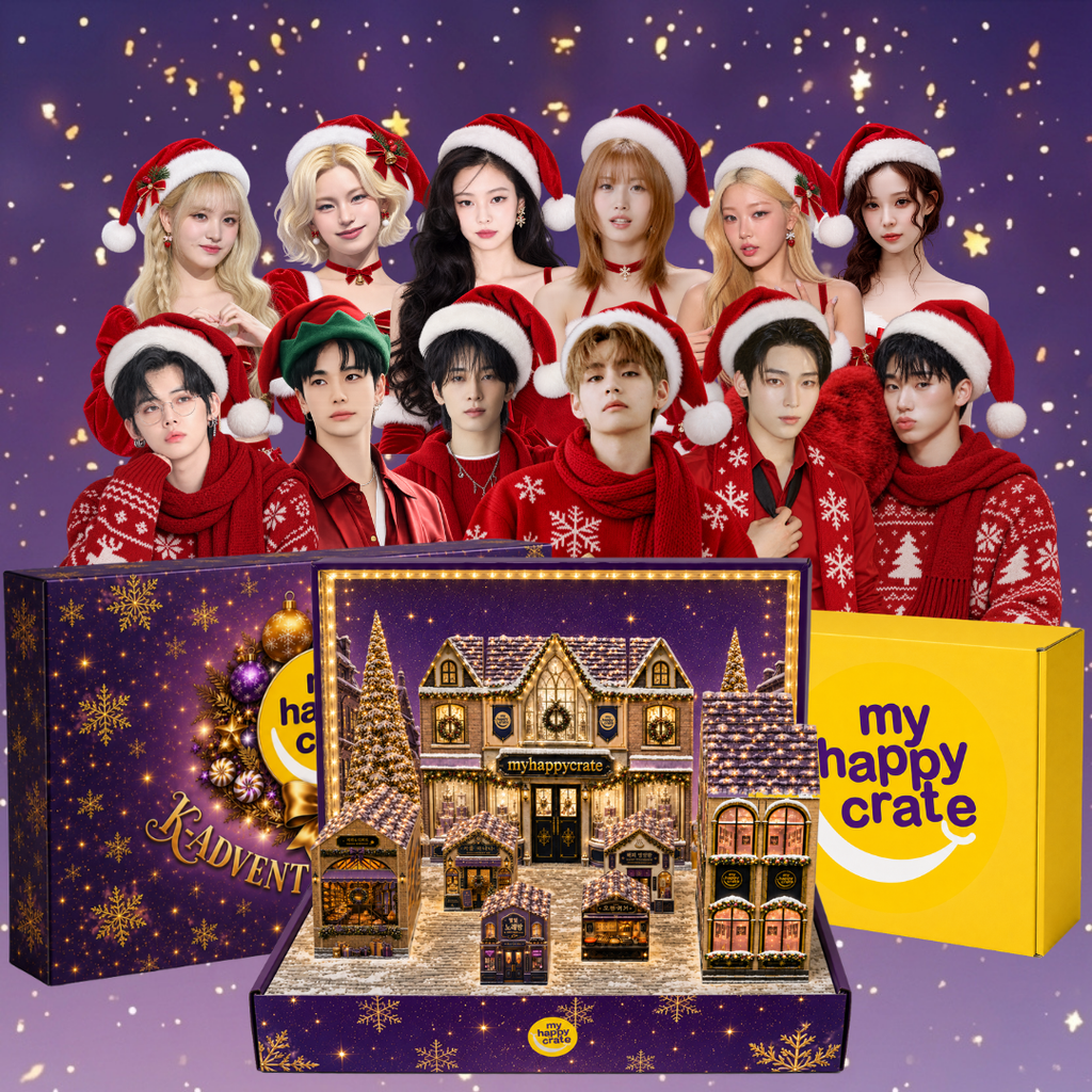 KPOP Mix K-Advent Calendar 2026 - My Happy Crate holiday village advent calendar