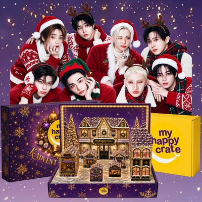 Stray Kids K-Advent Calendar 2026 - My Happy Crate holiday village advent calendar